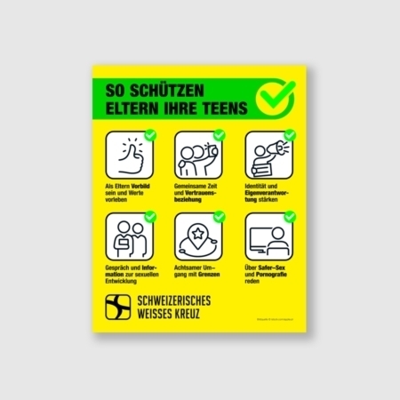 Plakat A2 „So schützen Eltern ihre Teens“